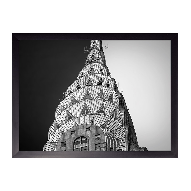 Cuadro decorativo Nueva York Gran Empire 0005 Fábrica Galería 43x58 cm marco negro