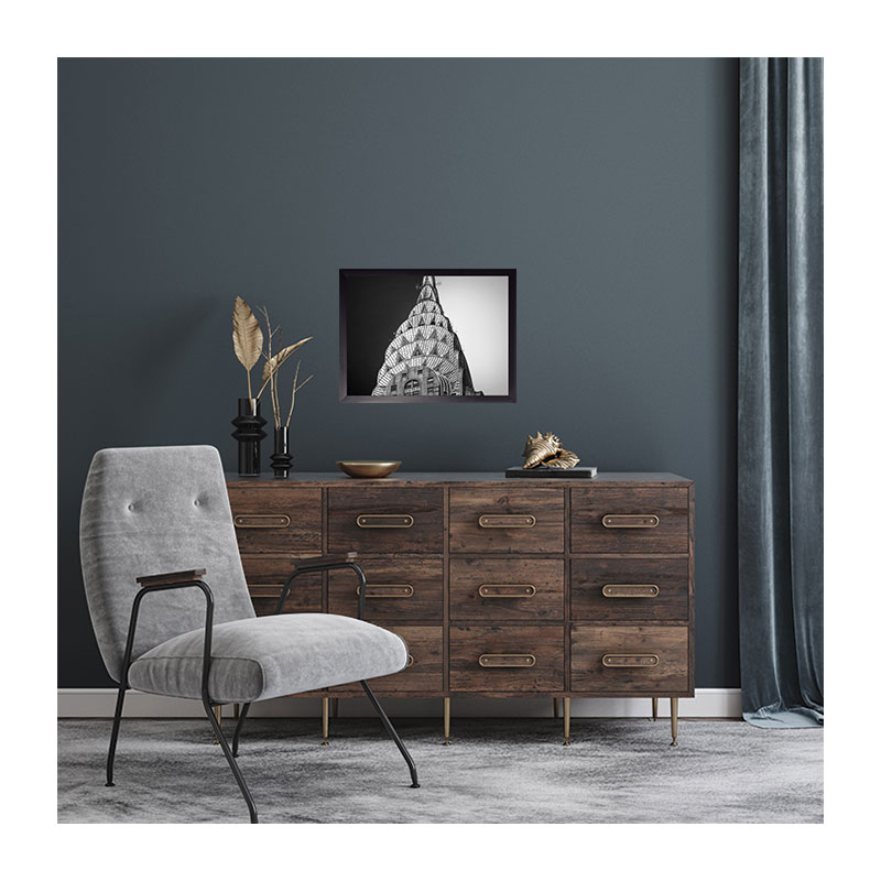 Cuadro decorativo Nueva York Gran Empire 0005 Fábrica Galería 43x58 cm marco negro