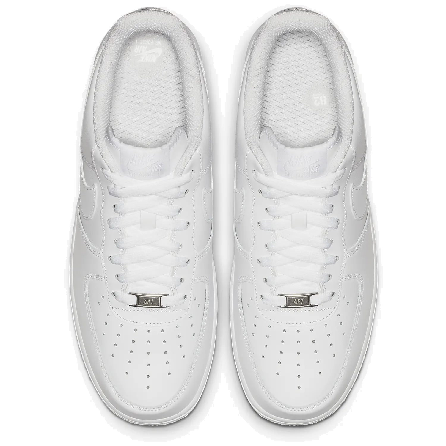 TENIS NIKE AIR FORCE 1 CLASICO PIEL BLANCO HOMBRE.