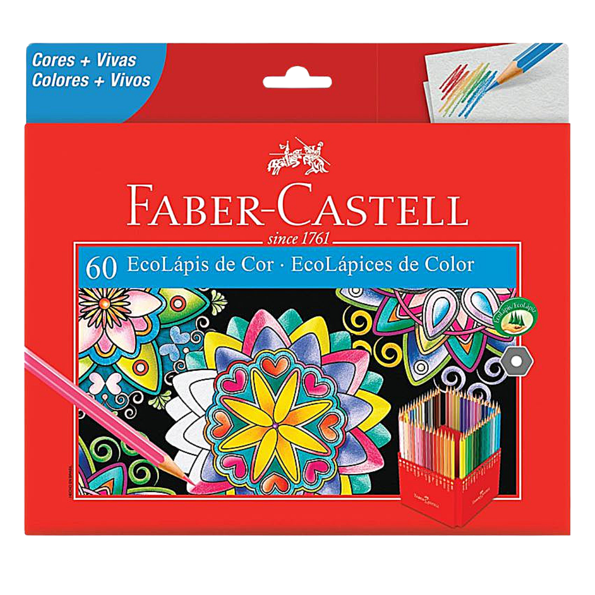 Set 60 EcoLápices Hexagonales de Colores Faber-Castell - Edición