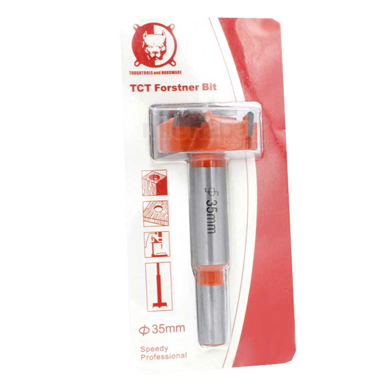 BROCA FORSTNER CARBURO TUNGSTENO 35 MM PARA BISAGRA BIDIMENSIONAL