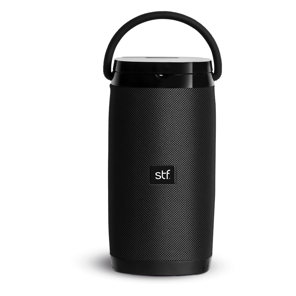 Bocina con Cargador Inalámbrico Thunder Stand Stf Negro