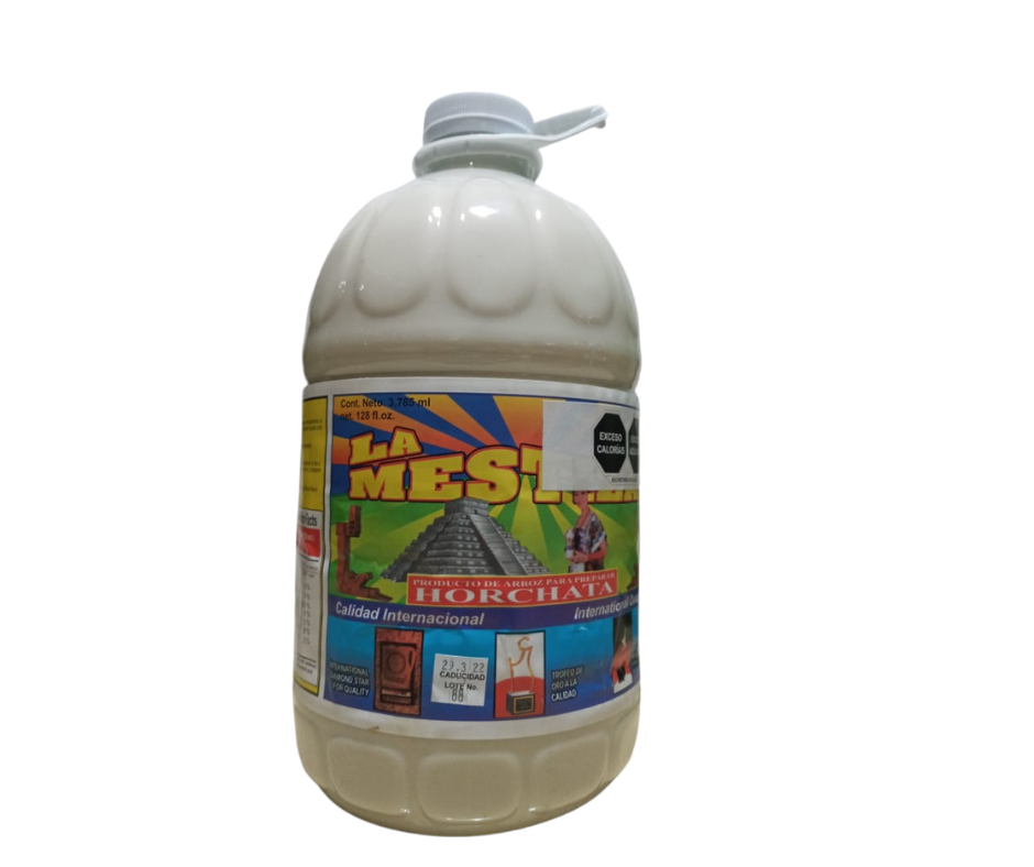 Horchata La Mestiza De Tabasco Garrafa de 3.785Lt