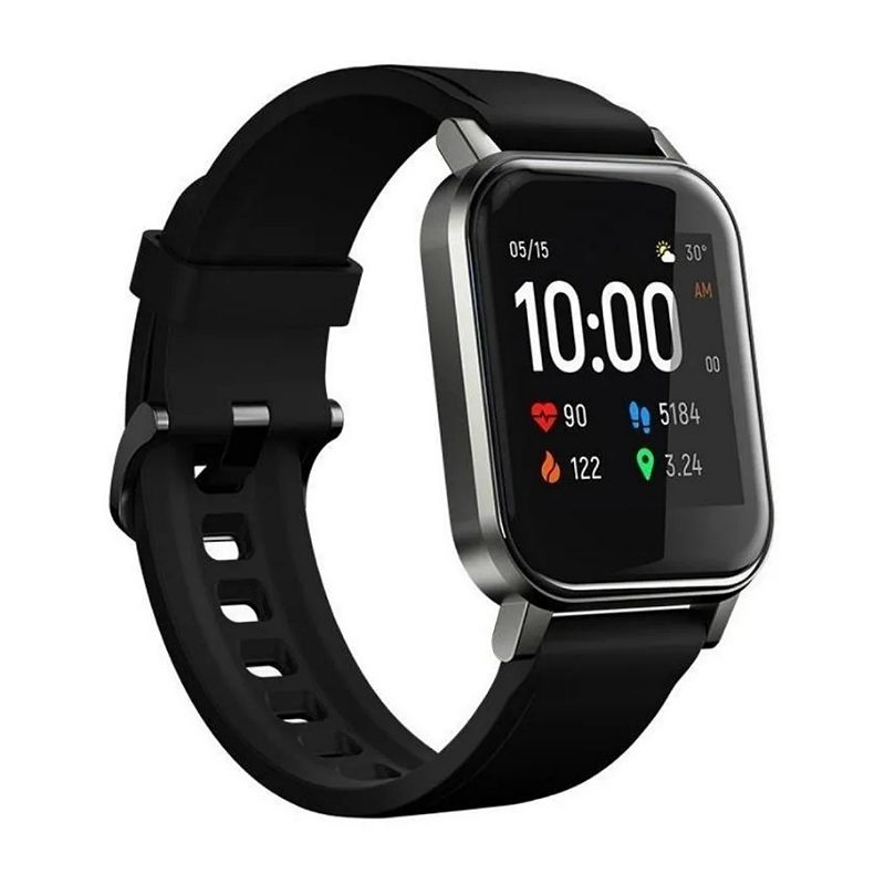 Smartwatch Haylou Smart Watch 2 1.28" malla black de silicona LS02