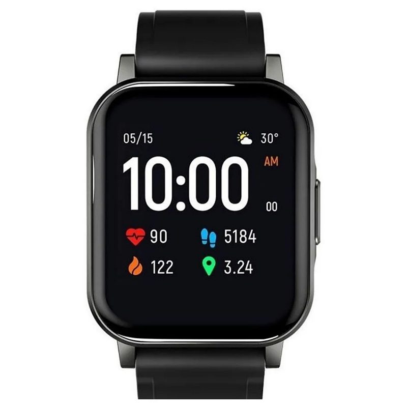 Smartwatch Haylou Smart Watch 2 1.28" malla black de silicona LS02