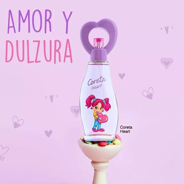 Coreta Heart Colonia by Jafra