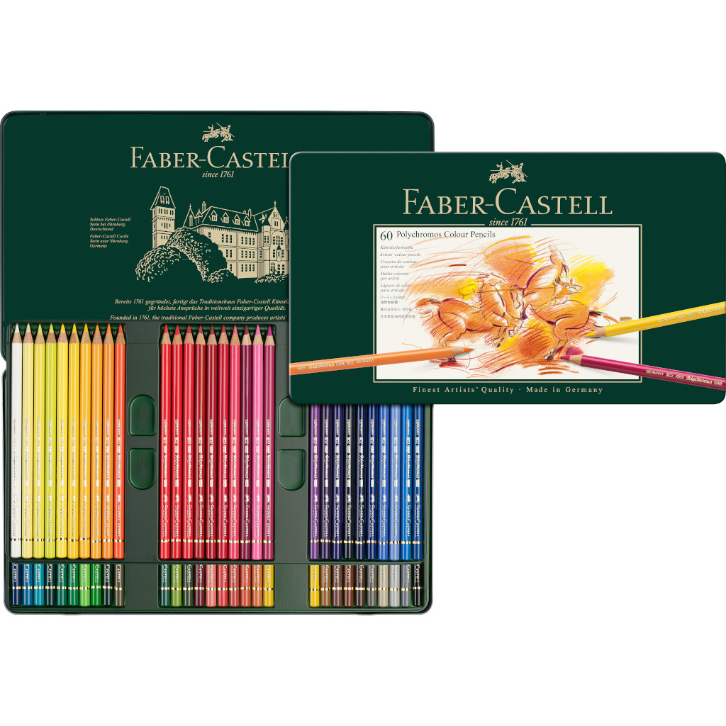 Faber Castell 60 Colores Polychromos Profesionales Premium 