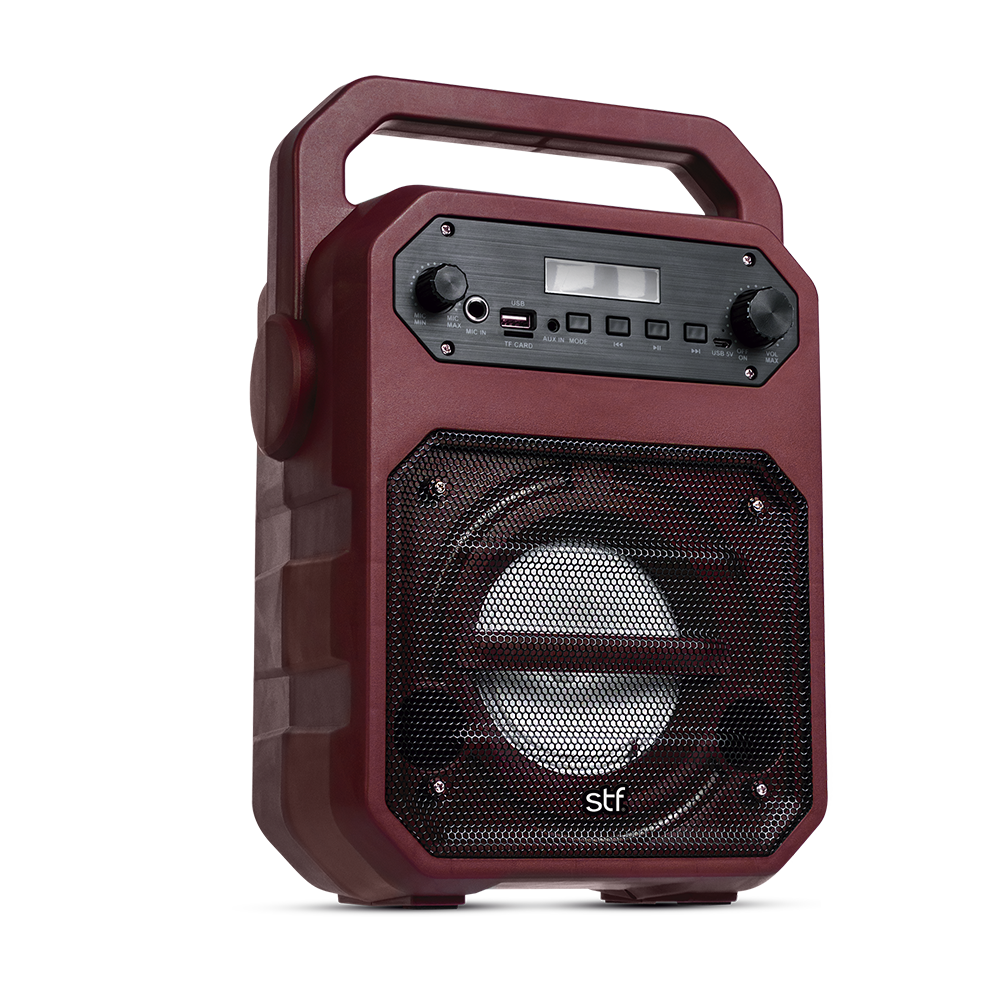 Bocina Inalámbrica Joy Stf  Tinto 4 Pulgadas 