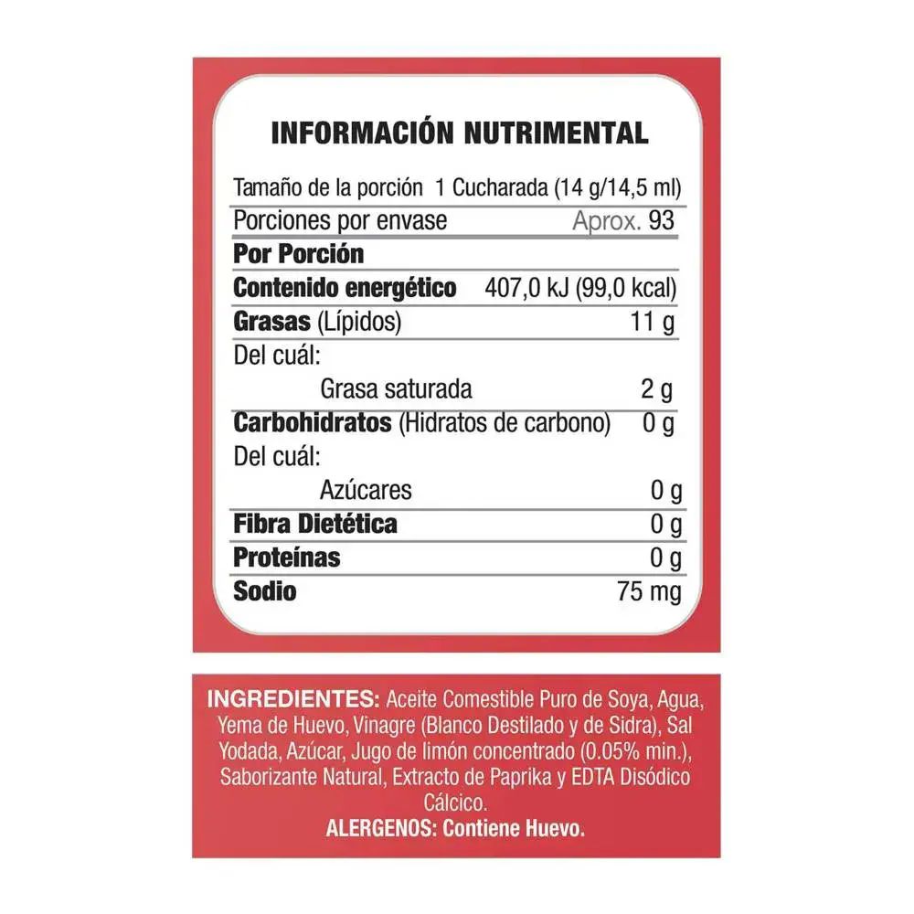 Mayonesa Member's Mark con Jugo de Limón 1.3 kg