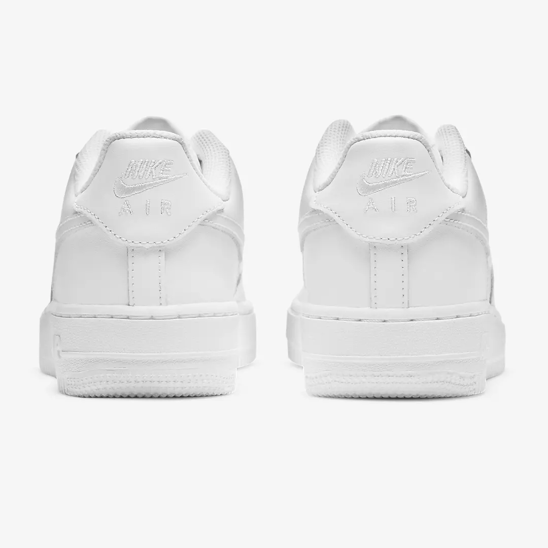 TENIS NIKE AIR FORCE 1 CLASICOS BLANCOS PIEL.