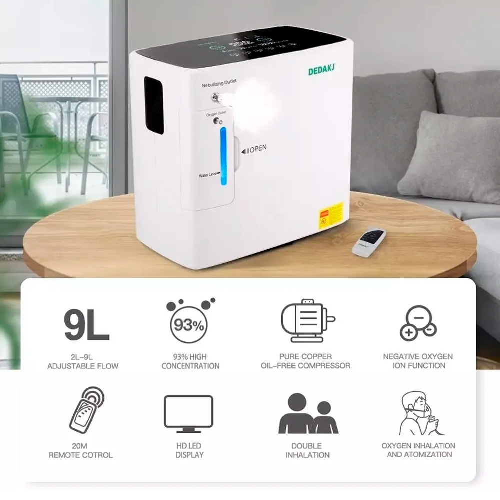 Generador De Oxigeno Concentrador Portátil 6l