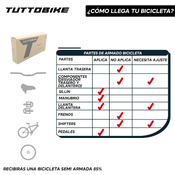 Bicicleta Montaña Rodada 26 18 Velocidades Monk StarBike 2.1