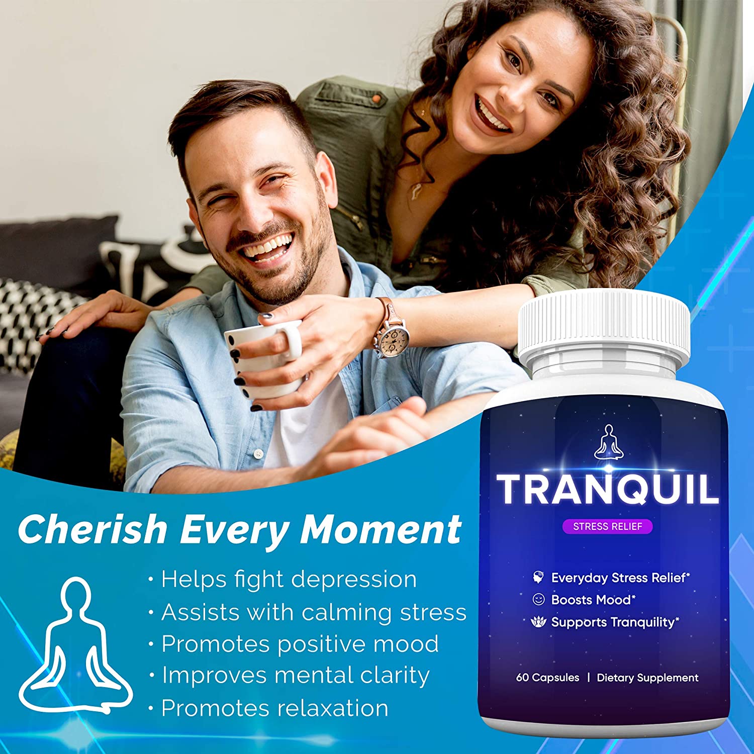 Pastillas naturales alivio de la ansiedad y la depresión