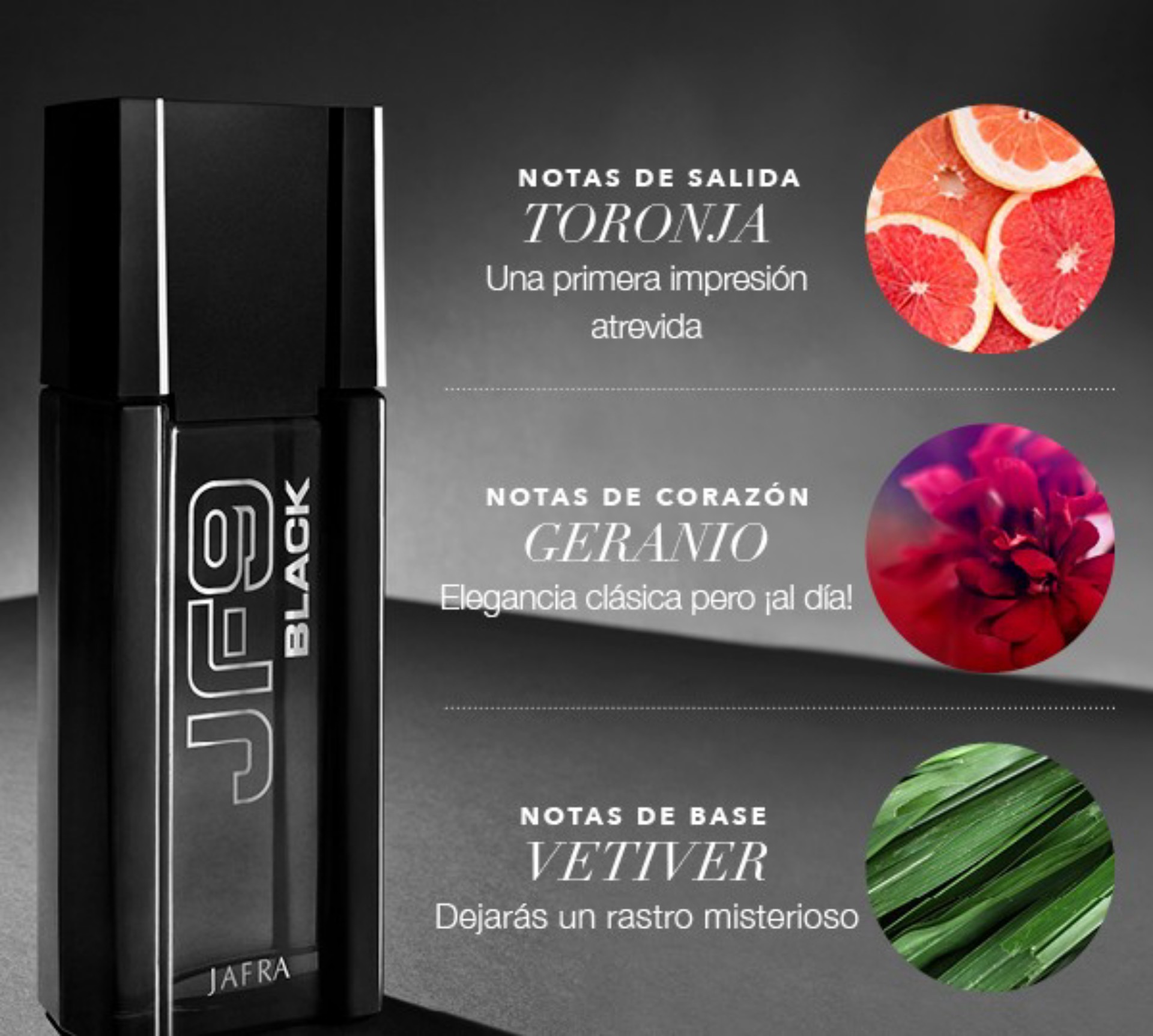 Jf9 Black Negro Colonia by Jafra