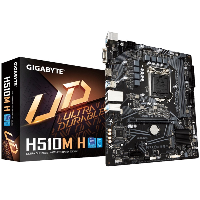Tarjeta Madre GIGABYTE H510M H 2xDDR4 PCI-E USB3 Socket 1200