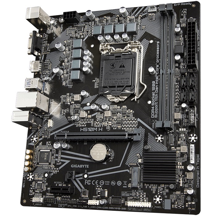 Tarjeta Madre GIGABYTE H510M H 2xDDR4 PCI-E USB3 Socket 1200