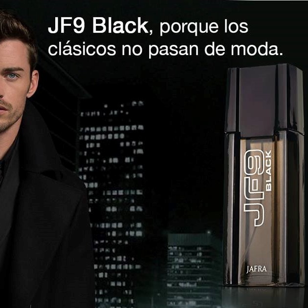 Jf9 Black Negro Colonia by Jafra