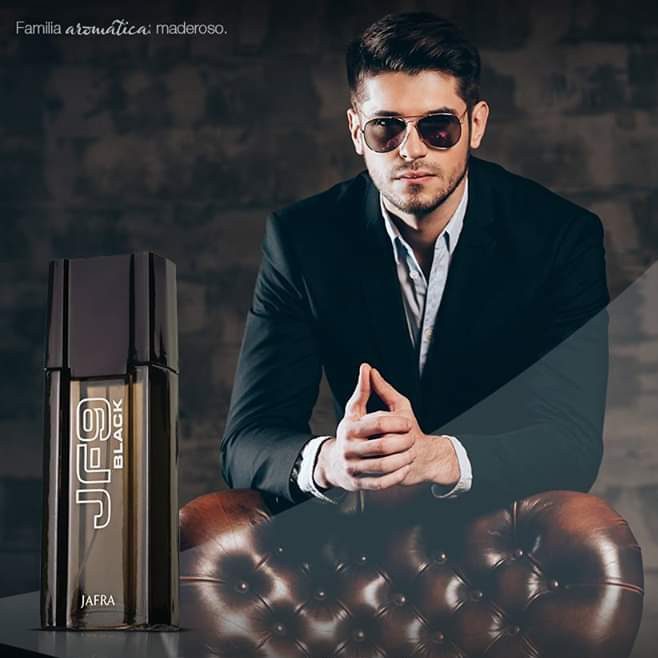 Jf9 Black Negro Colonia by Jafra