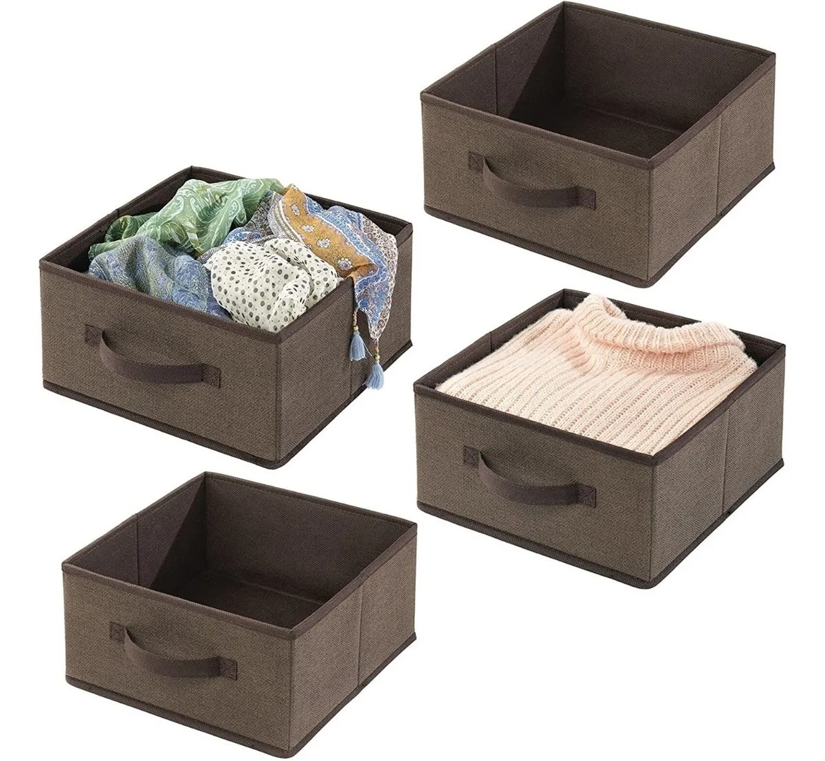 Set 2 Cesto Canasta De Almacenamiento Ropa, Objetos Organiza, Otoño