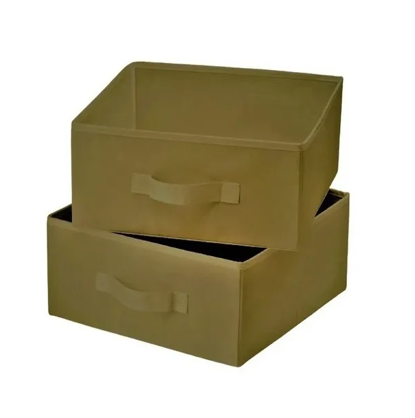 Set 2 Cesto Canasta De Almacenamiento Ropa, Objetos Organiza, Otoño