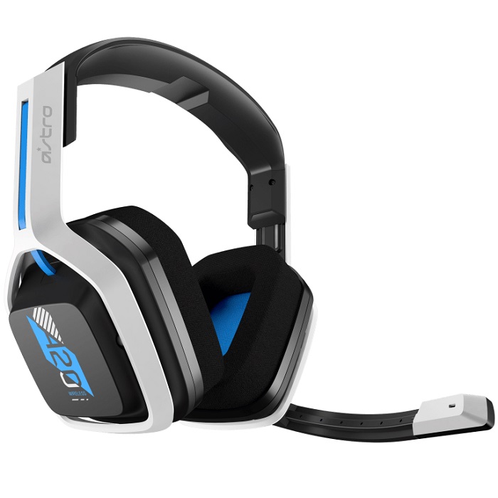 Diadema ASTRO A20 Wireless Inalambricos USB Gaming PS5 PS4 PC Y Mac Blanco-Azul 939-001877