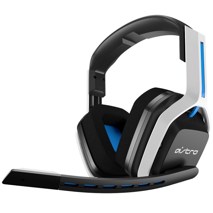 Diadema ASTRO A20 Wireless Inalambricos USB Gaming PS5 PS4 PC Y Mac Blanco-Azul 939-001877