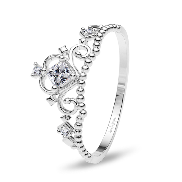 Anillo de 15 años en Oro Blanco de 10K Amelie Joyas