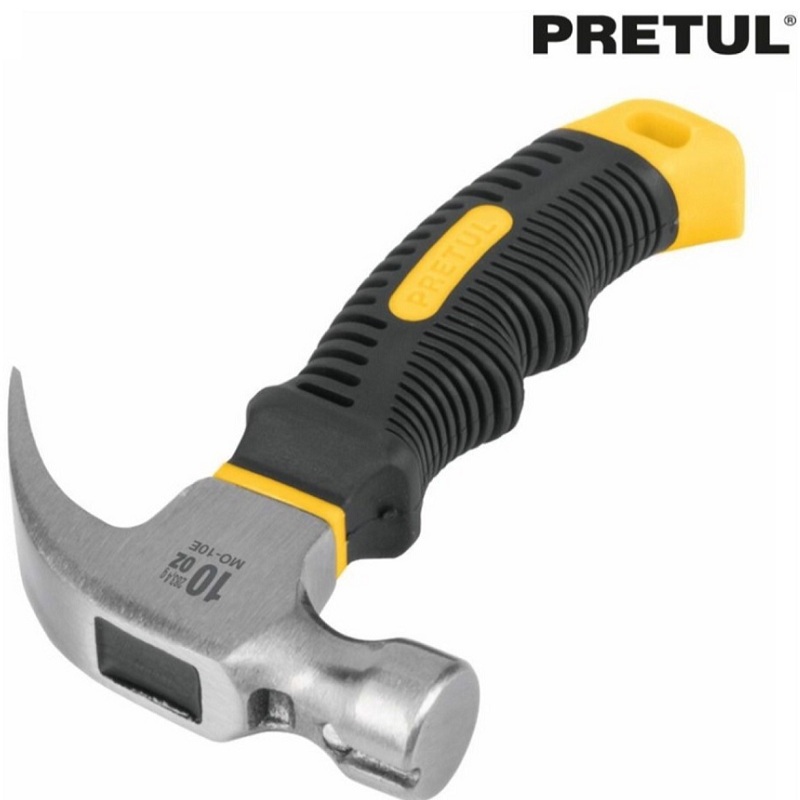 Martillo Mini 10 Oz para Carpintero Multiusos Mango Confort Grip Reparacion de Casa -Hogar MO-10E