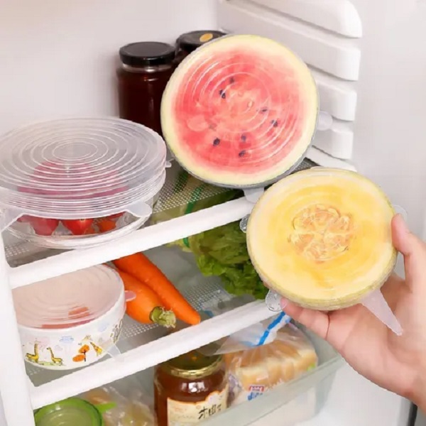 Tapa De Silicona De Comida Para Microondas, 6 Unidades