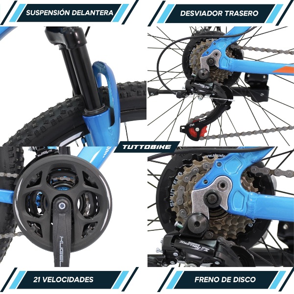 Bicicleta De Montaña Rodada 29 21 Velocidades Kugel Di Max