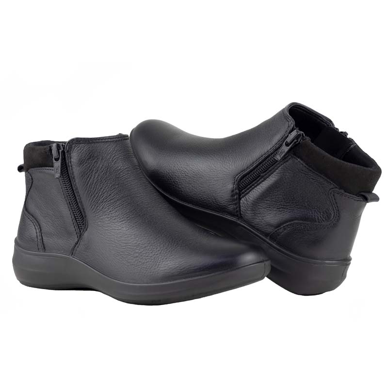 BOTIN FLEXI PARA MUJER 25913 NEGRO DOBLE CIERRE ORIGINALES