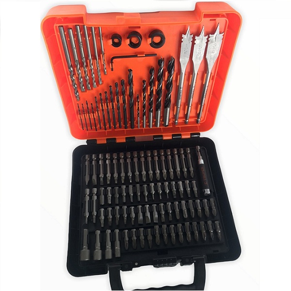 Juego Brocas Puntas Dados Set Rotomartillo Taladro para Madera -Metal y Concreto Truper con Estuche