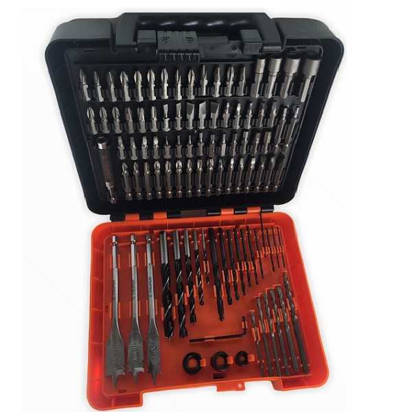 Juego Brocas Puntas Dados Set Rotomartillo Taladro para Madera -Metal y Concreto Truper con Estuche