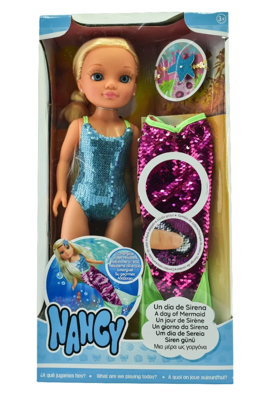 Nancy Un Dia De Sirena 43 Cm Accesorios Famosa