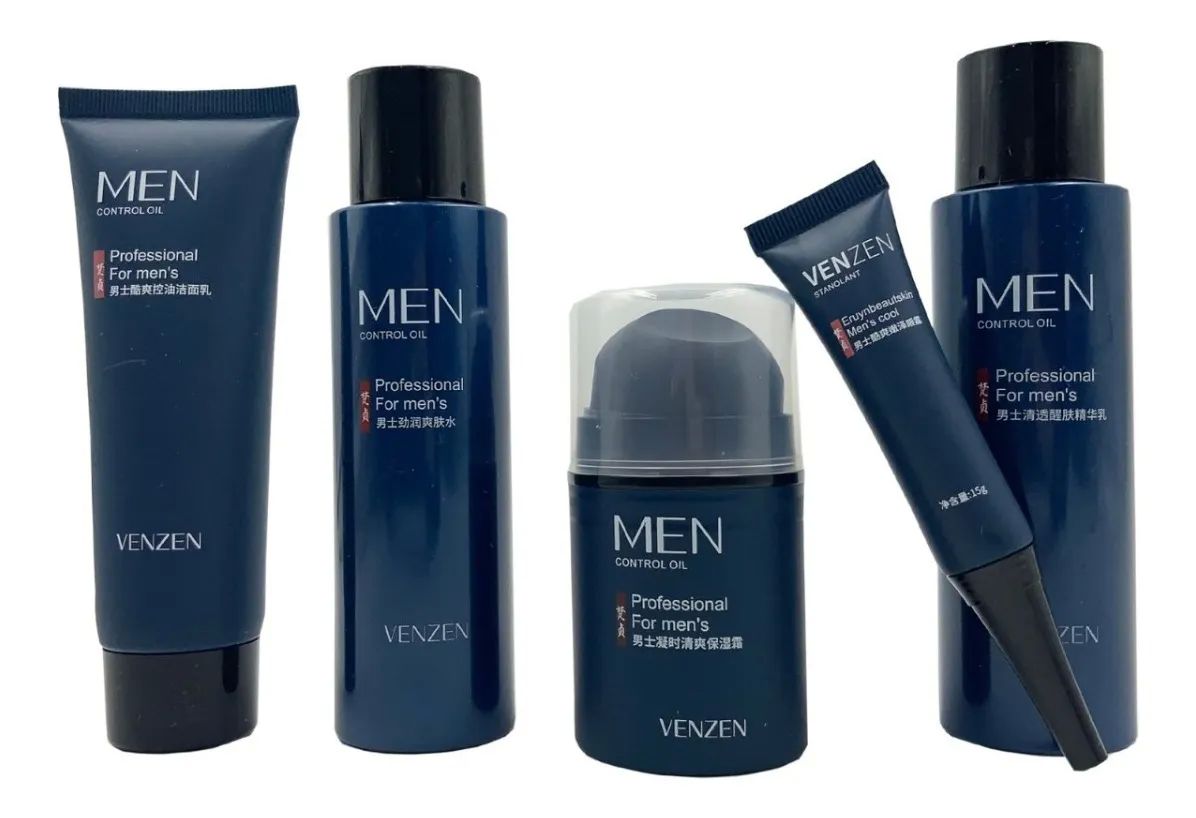 Kit Cuidado Facial Caballero (5 Pzas) OFERTA 2 X 1