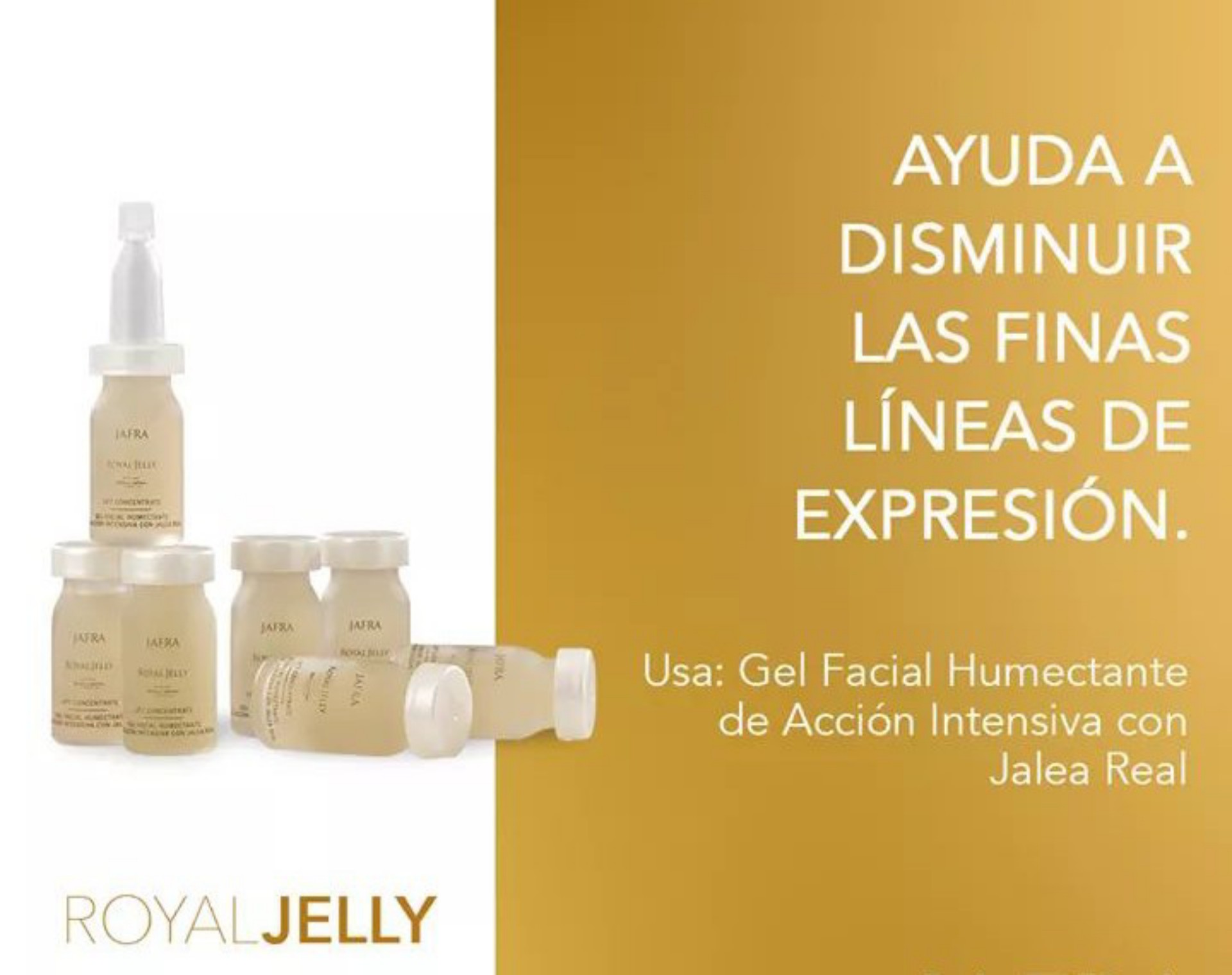 Gel Humectante Intensivo Royal Jelly Ampolletas by Jafra