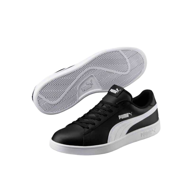TENIS PUMA SMASH V/1 BLANCO-NEGRO/ HOMBRE 365215 04