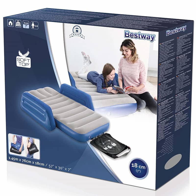 Colchon Inflable Individual Bestway Soft Top 