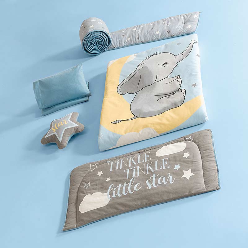 Edredón Elephant Cama cuna Corral - Vianney