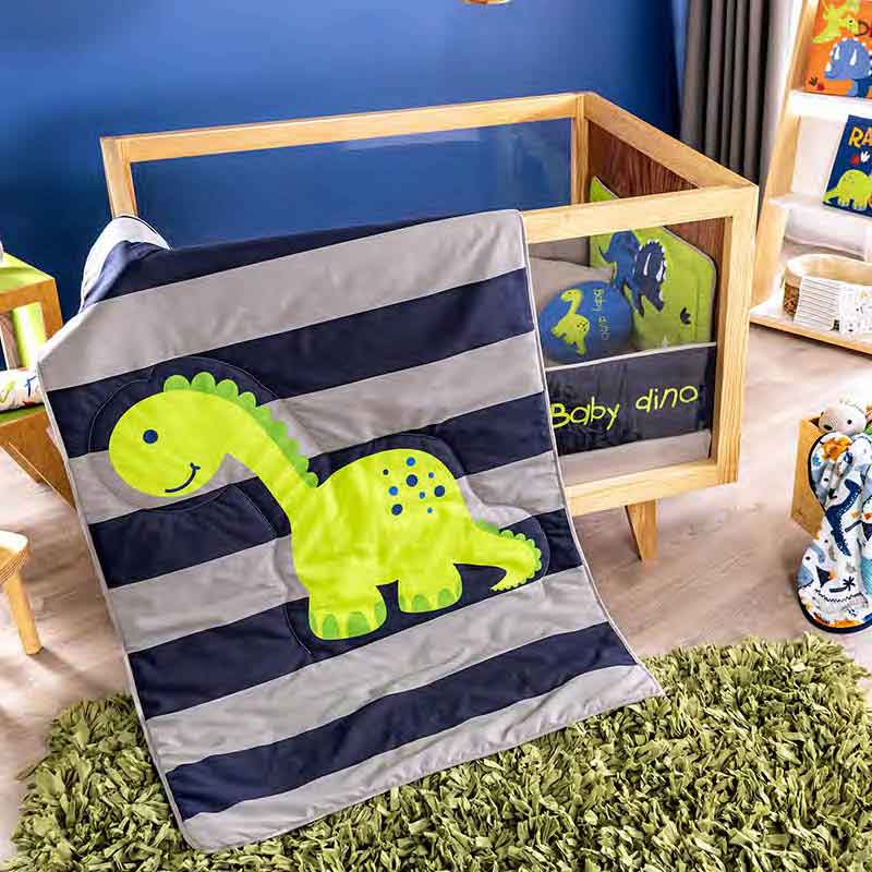 Edredón Baby Dinos para Cama Cuna Corral