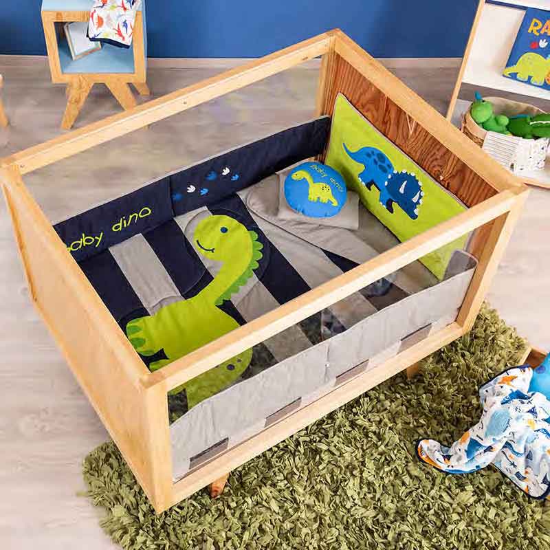 Edredón Baby Dinos para Cama Cuna Corral
