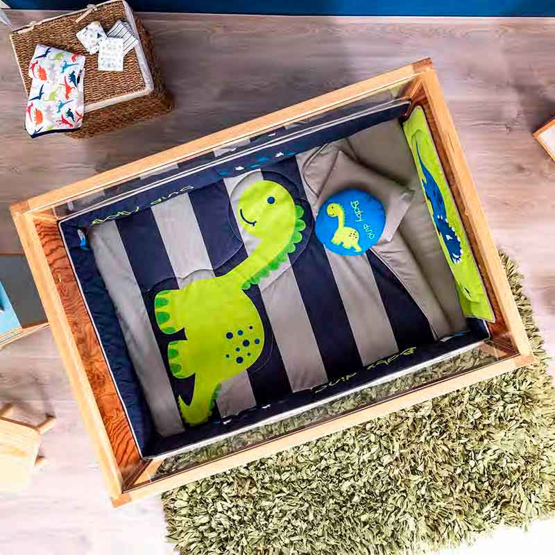 Edredón Baby Dinos para Cama Cuna Corral