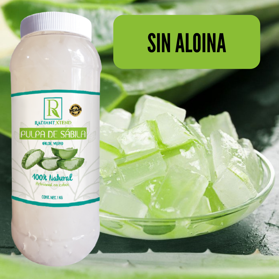 PULPA DE SABILA ORGANICA EN CUBOS 100% NATURAL 1 KILO