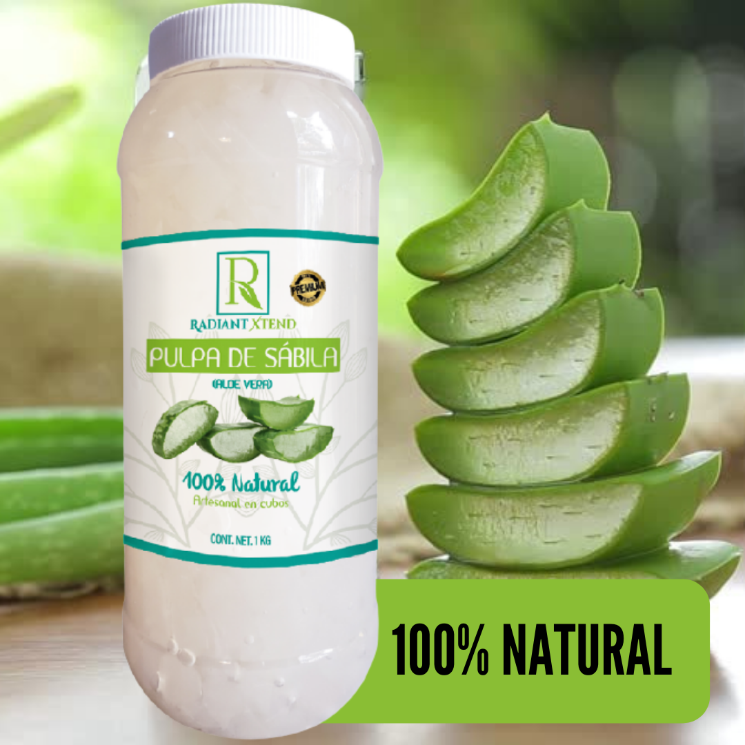 PULPA DE SABILA ORGANICA EN CUBOS 100% NATURAL 1 KILO