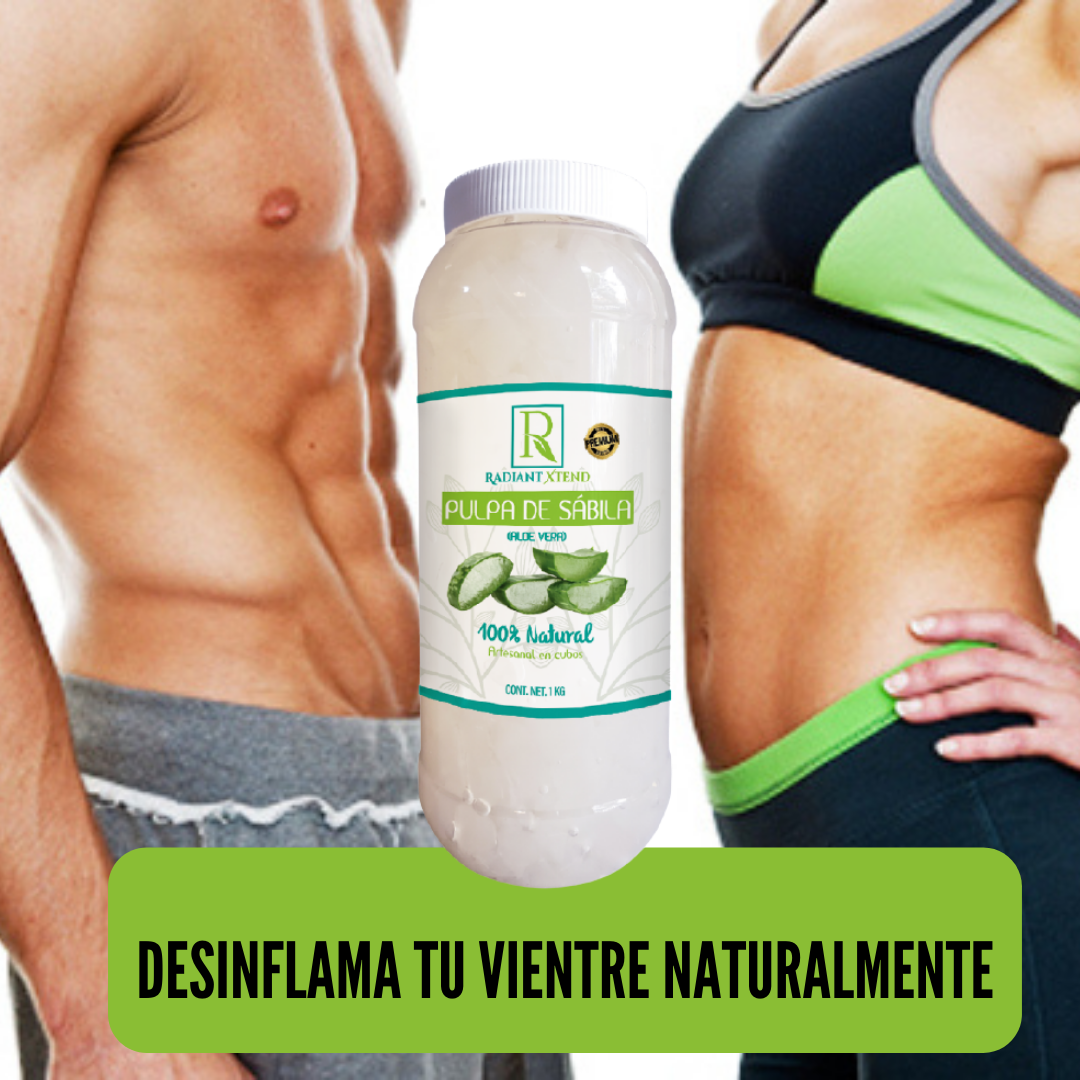 PULPA DE SABILA ORGANICA EN CUBOS 100% NATURAL 1 KILO