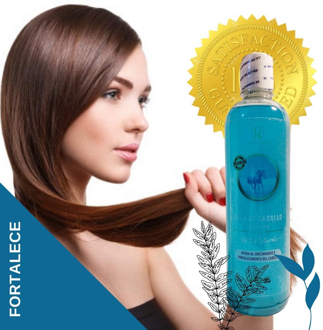 SHAMPOO COLA DE CABALLO LIMPIEZA PROFUNDA AYUDA AL CRECIMIENTO Y FORTALECIMIENTO DEL CABELLO 500ML RESULTADOS SORPRENDENTES GARANTIZADOS