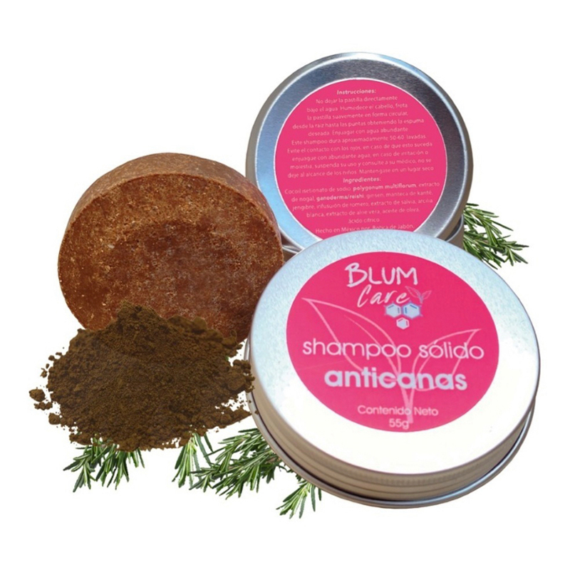 Shampoo Sólido Anticanas Blum Care Ellas