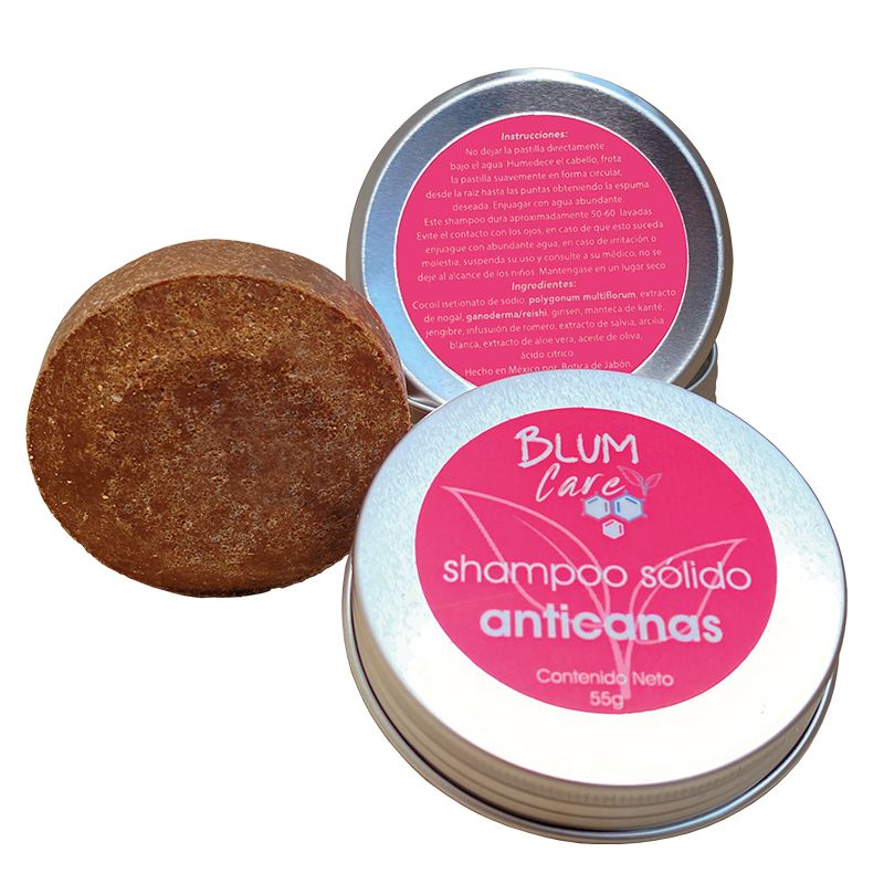 Shampoo Sólido Anticanas Blum Care Ellas