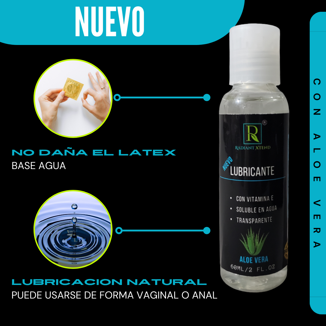 GEL LUBRICANTE INTIMO XTEND TRANSPARENTE NO GRASO BASE AGUA, PROTEGE AL LATEX 60 ML