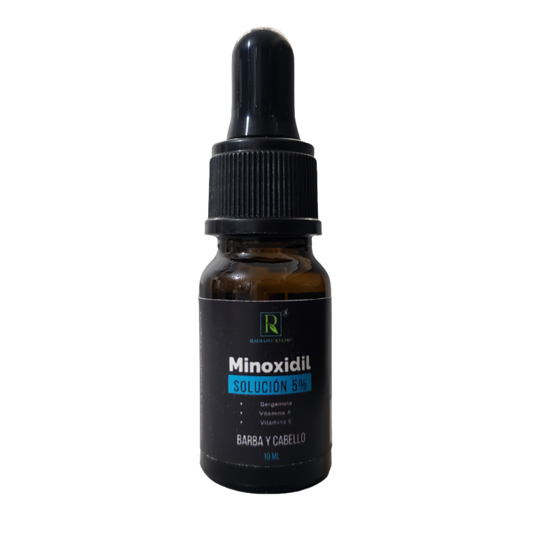 Minoxidil 5% Solución Caída Del Cabello 10 ML 100% Efectivo